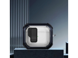 Estojo Protetor Thunder Clear Para Fones De Ouvido Sem Fio Com Interruptor Magnético Para Airpods 3