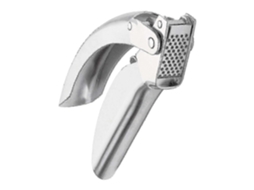 Espremedor De Alho Em Aço Inoxidável 16,5 Cm, Utensílios De Cozinha Prateados Perfeito Slowmoose