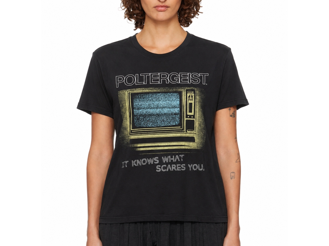 Rockinstone Poltergeist It Knows What Scares You Graphic T-shirt Size:xxxl