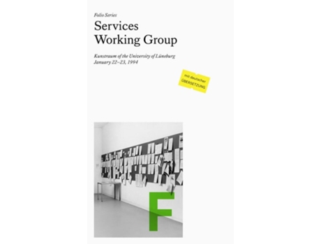 Livro Folio F Services Working Group de Helmut Draxler e Andrea Fraser (Inglês)