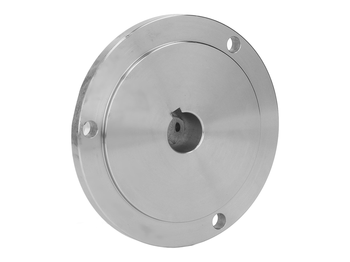 Placa Frontal Para Tornos Acero Manganeso Alto 3 Agujeros 130mm Para K11‑130 K12‑130 K72‑130 20mm