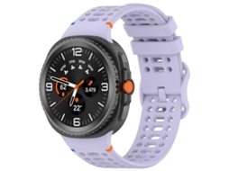 Bracelete para Samsung Galaxy Watch 8 / 8 Classic Silicone com Fivela de Escada Roxa Oficial XIAOMOYU