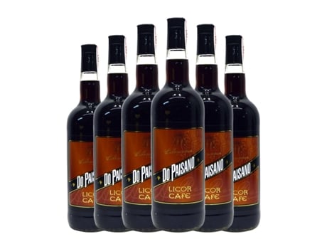 Licores H. PANIAGUA Licor de Café do Paisano (1 L - 6 Unidades)