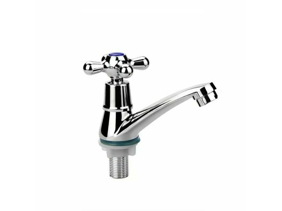 Torneira Para Pia De Banheiro, Material Durável, Design Moderno, Torneira De Água Fria Com Alça Em Formato De Ameixa E Filtro Resistente A Respingos,