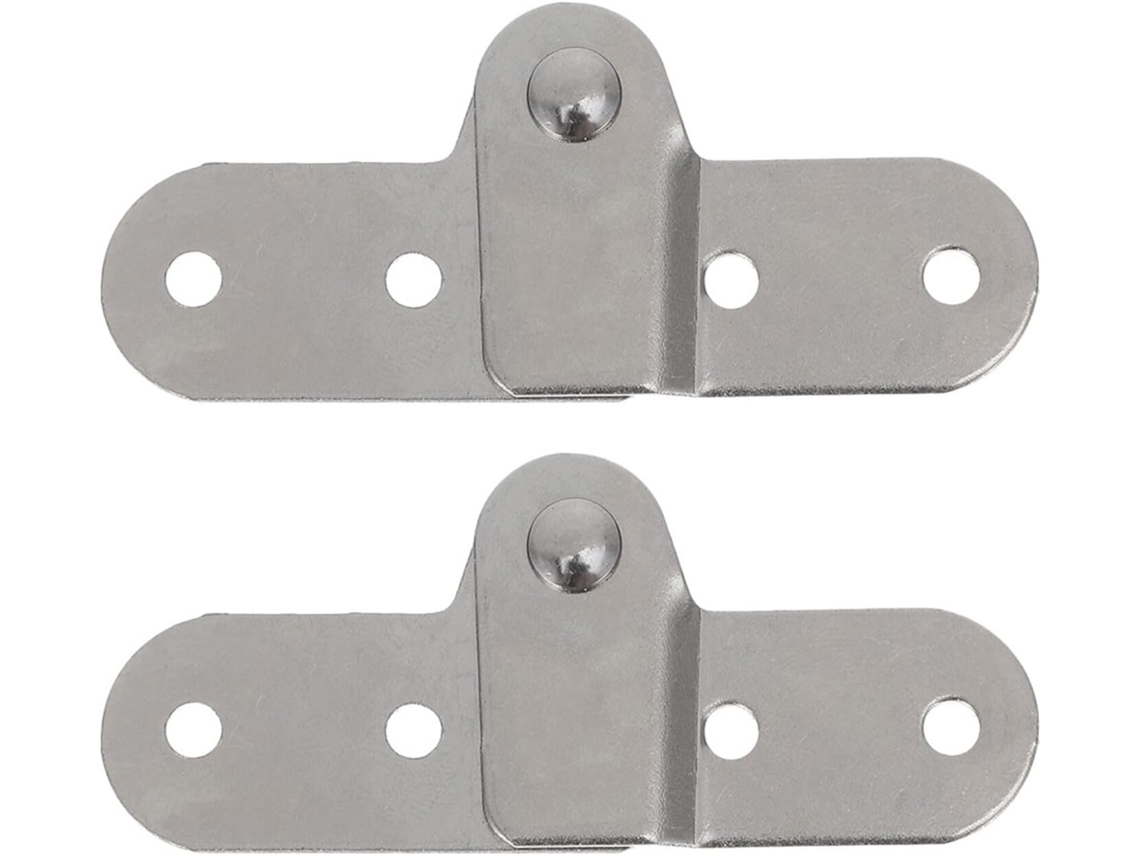 Toyvian Conjunto De 2 Dobradiças Reforçadas Para Mesas Dobráveis E Escadas Sótão Com Ajuste Ângulo Flexível