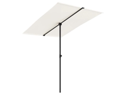 Garden Parasol, Garden Parasols Vidaxl Branco Tecido (200 X 150 Cm)