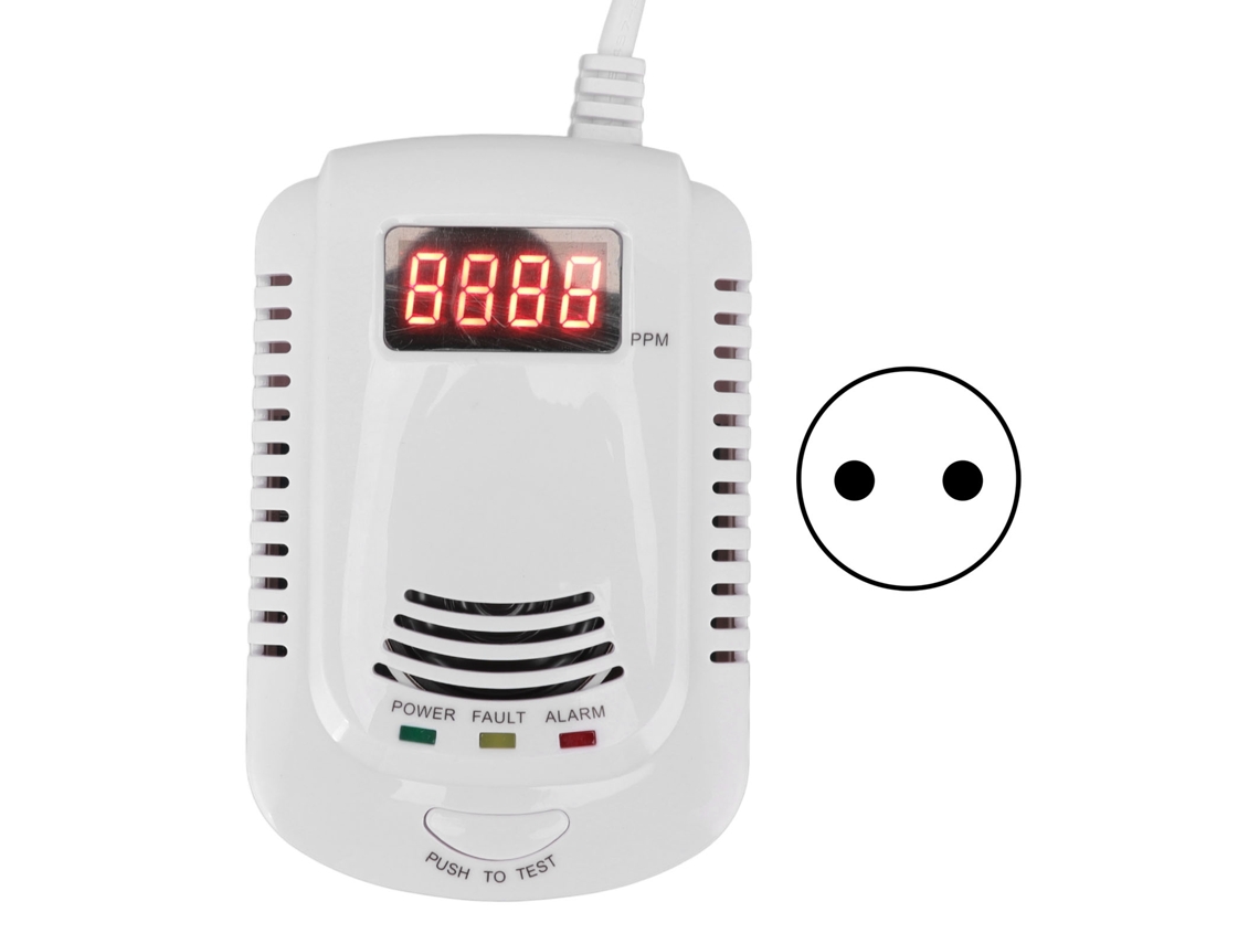 Laxiscreed Detector De Voz Para Vazamentos De Gás E Monóxido De Carbono Residencial