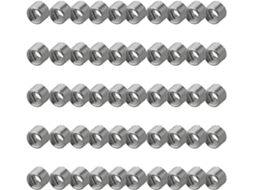 50 Peças De Insertos Roscados Helicoidais M6 X 1,0 Em Aço Inoxidável