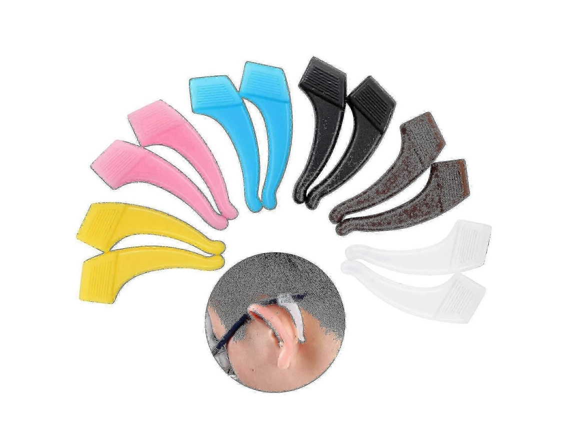 6 Pares de Suportes Antiderrapantes Silicone Confortáveis ​​para Acessórios Óculos Dicas para Pendurar na Or Elha Uso Seguro e Estável GOKOCO