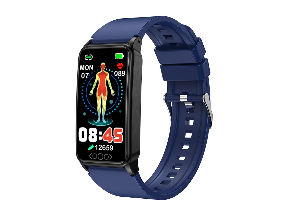 SHAH ARPAN Tk71Pro Relógio Inteligente Ácido Úrico Lipídico Sanguíneo Frequência Cardíaca Pressão Arterial Multifuncional Esportes Azul