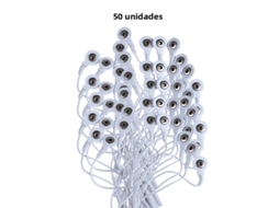 (50 Unidades) Adaptador De Cabo Curto De 3,5 Mm Para 2,0 Mm, Branco