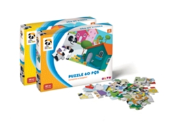 Puzzle Panda 60 Peças (vários modelos) PANDA (Idade Mínima Recomendada: ‍3 Anos)