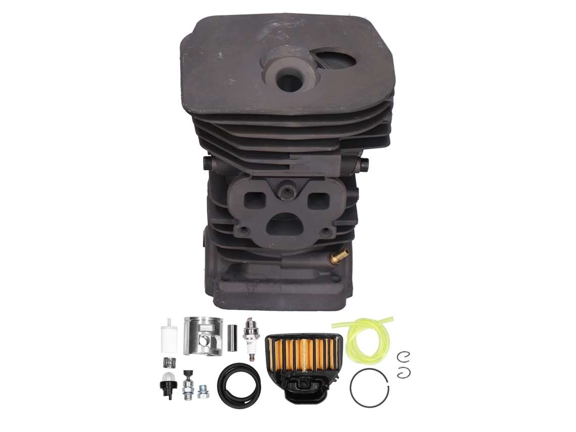 Kit de cilindro, pistão, filtro de ar, válvula de alívio para Husqvarna 455 460 | S/MARCA