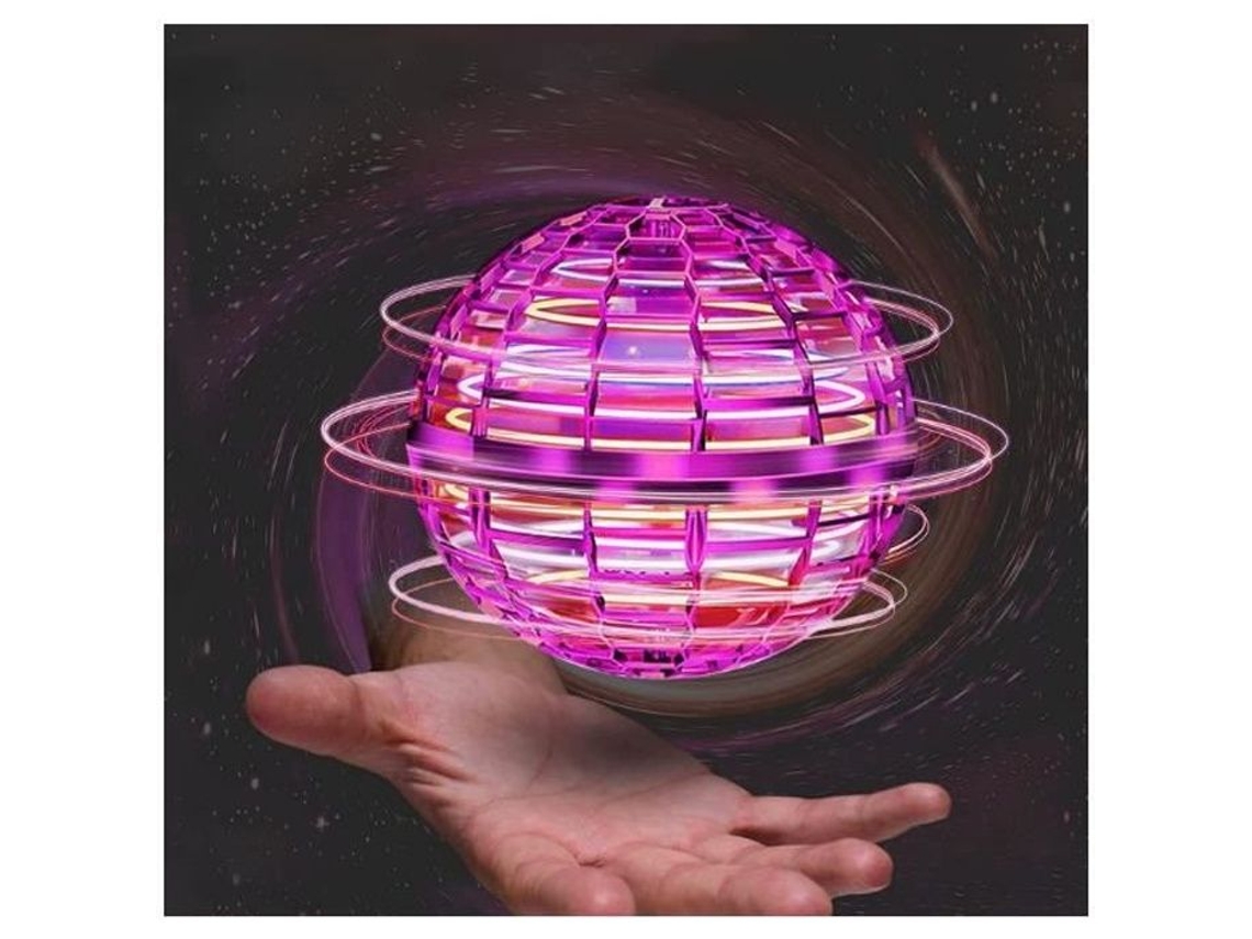 Flying Ball Jouets, Boule Volante Lumineuse Hover Ball Fly Spinner Orb Boule Volant Magique Rotative, Led Flying Balle