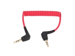 Cabo de patch de microfone 3.5mm TRS para Rode SC2, smartphones, vídeo mic, OFC, PVC com Marca