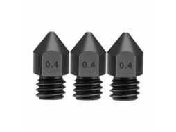 Bicos De Aço Temperado 0.4mm Para Filamento 1.75mm Creality Ender 3 Cr-10 Tevo 3d Printer Extruder