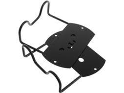 Suporte de colchão Valiclud em ferro preto, barra ajustável para fixação em estruturas de cama de metal, pacote com 2 peças.