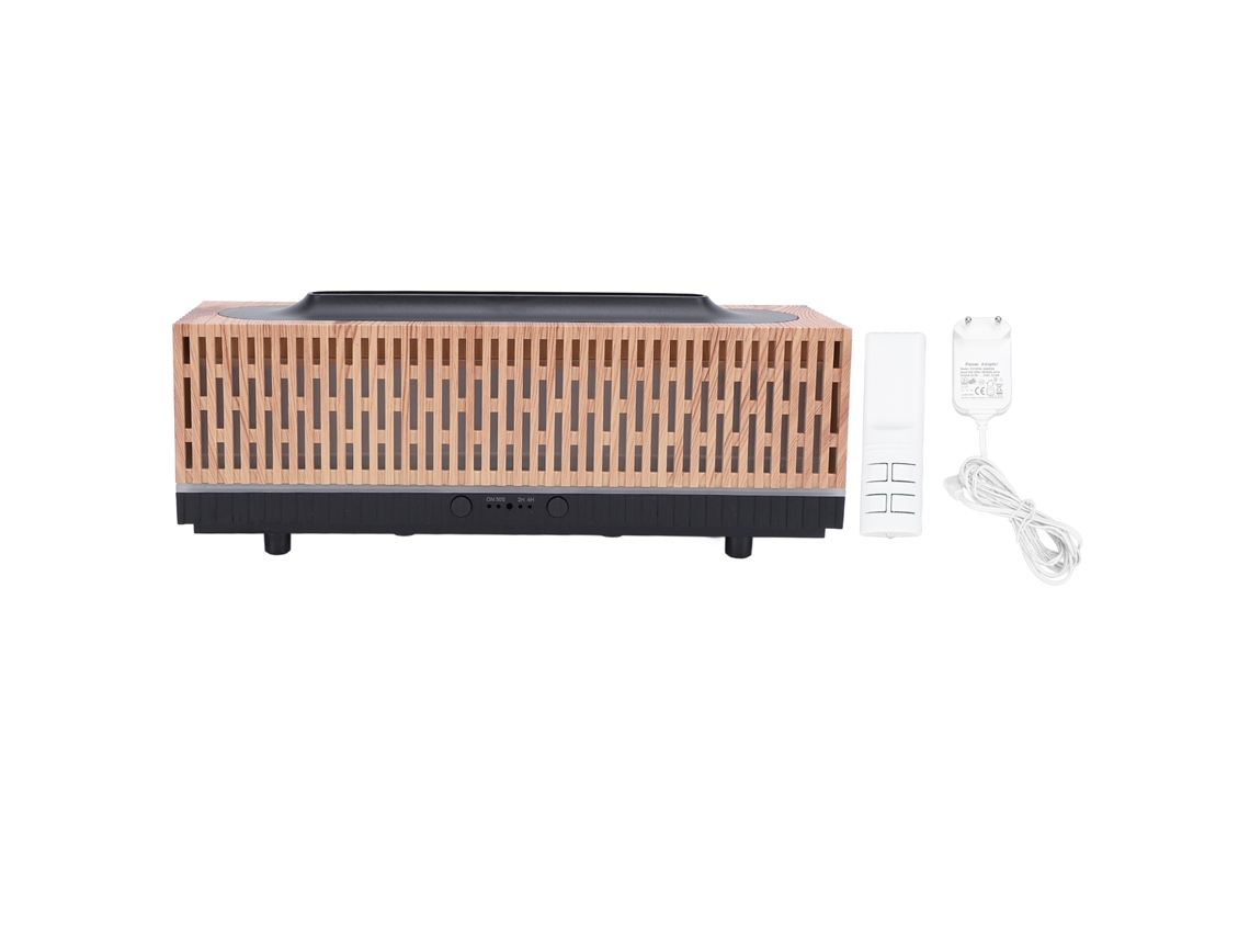 Umidificador Aromático 3D Flame Luz 200ml com Controle Remoto S/MARCA