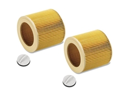 Cartucho de Filtro S/MARCA para Karcher WD2 WD3 MV3 2204 2254 2101 2201, 2 peças
