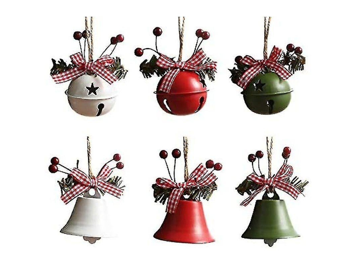 Sinos De Metal Para Árvore De Natal, Enfeites Pendurados Para Árvore De Natal. Olysi Shop