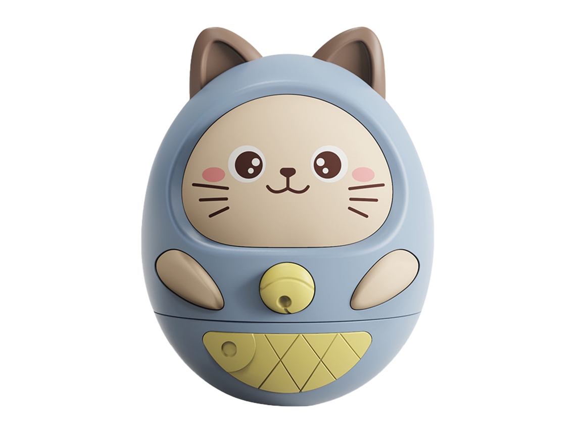 Mali brinquedo Balanceado Gatinho para Bebês 18m+, com Sons e Aprendizado em Inglês