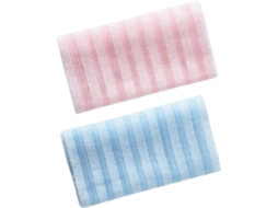 Lurelia Conjunto De 2 Escovas Para Costas Para Duche, Dupla Face, Limpeza Profunda E Cor Rosa E Azul