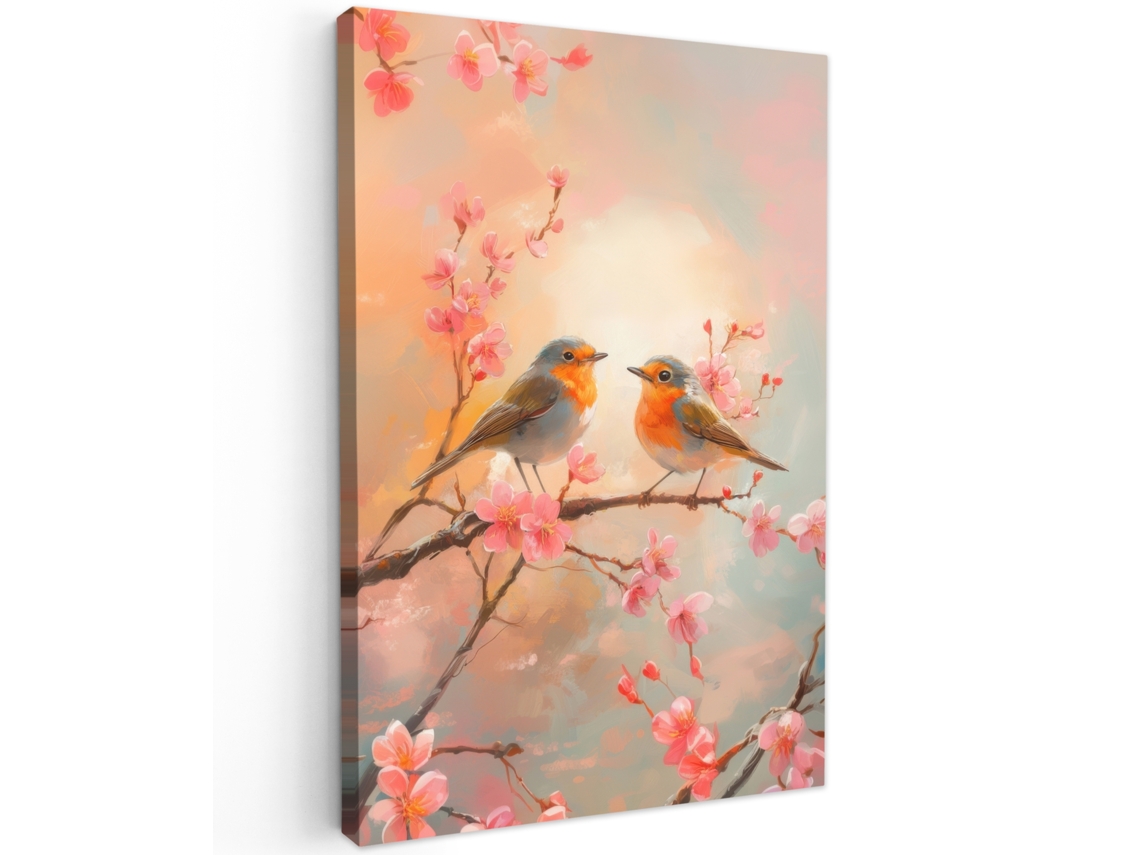 Impressao Em Tela Robins - Ornamentais - Bouquet Em Flor 20x30