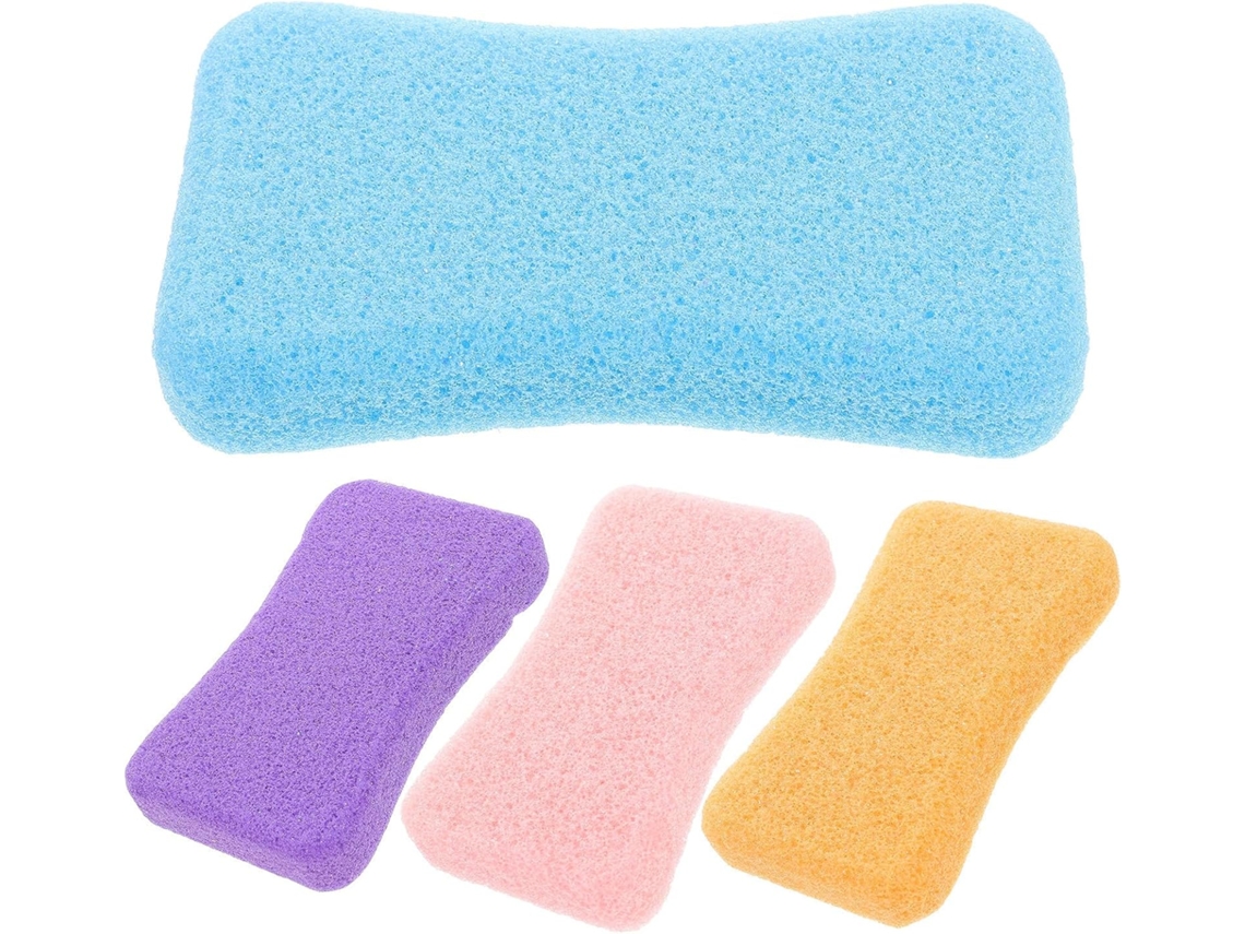 Conjunto de 4 adesivos para os pés para calosidades, esfoliação de pele morta, material PU, pedicure.