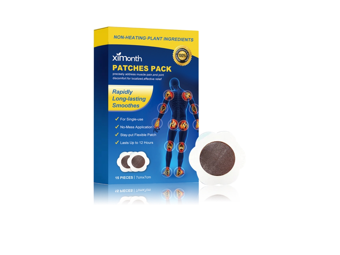 Parche Ximonth Alivia Dor Muscular Lombar e Articular