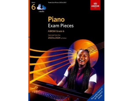 Livro Piano Exam Pieces 2023 Amp 2024, Abrsm Grade 6, With Audio De Abrsm (inglês)