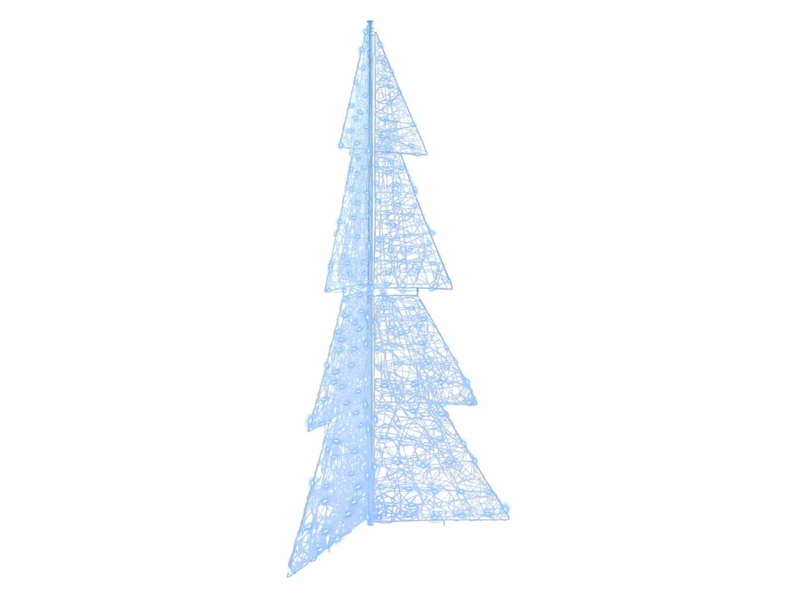 Conjunto 1 Decoração De Árvore De Natal Vidaxl Branco Frio Acrílico (180 Cm)