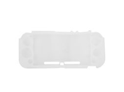 Capa De Silicone Protetora Total Transparente Branca Para Switch Lite