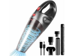 Lurelia Aspirador Portátil Sem Fios Para Carro, 8500 Pa, 120 W