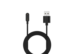 Cabo Carregador Magnético Usb-a Preto, Compatível Smartwatch Com Proteção