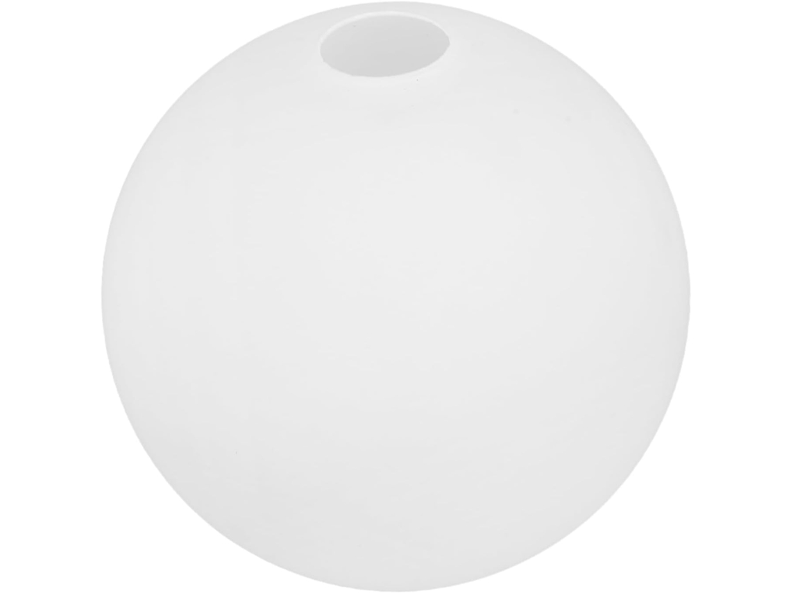 Luminária Pendente Esférica de Vidro Branco Fosco, Leve e de Baixa Manutenção, para Lustres e SFUSHOS