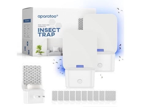 Repelente De Mosquitos Para Ambientes Internos, Lâmpada Repelente De Mosquitos Plugável, 2 Pacotes, Mata-mosquitos Com Almofada Adesiva, Anti-mosquito