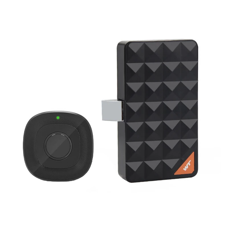 (preto) Fechadura Eletrônica Sem Chave Com Sensor De Impressão Digital Para Gavetas E Armários Com Motor.