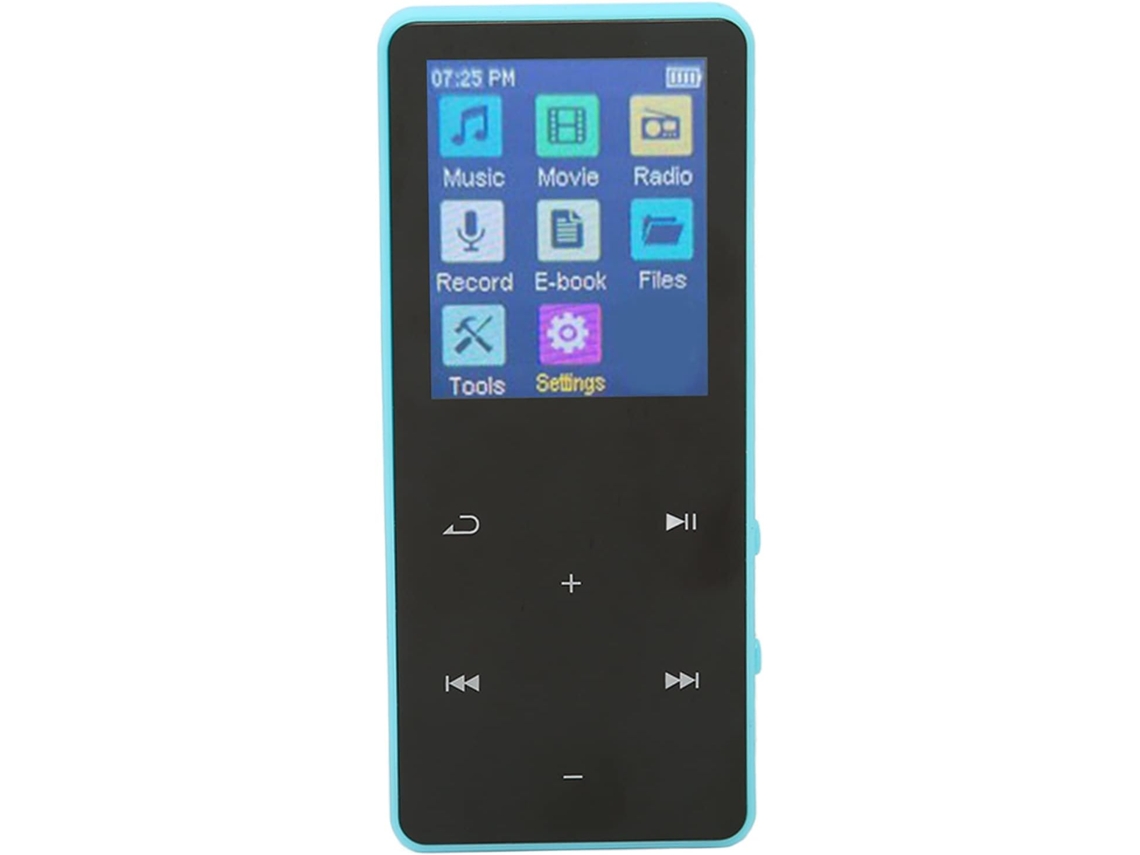 Lecteur Mp3 Mp4 Bluetooth, Écran Pouces, Portable, Wifi Avec Tactile 1, 8 Hifi Sans Perte, Durée Pour (bleu)