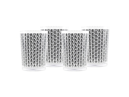 Conjunto de 4 Copos de Sidra com Caveiras SCALPERS