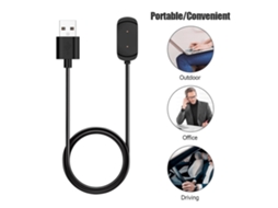 Carregador Usb Charger de Smartwatch para Garmin Venu Sq Preto