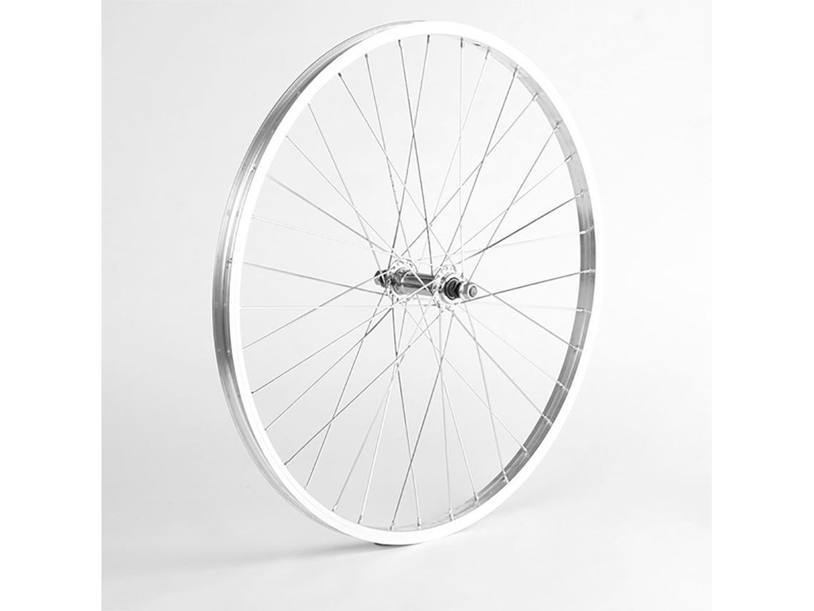Roda Dianteira Junior 24´´ Prateado 9 X 100 Mmdema