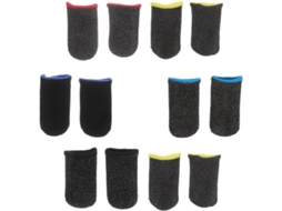 Conjunto Com 6 Pares De Dedeiras Fibra Respirável, Resistentes Ao Suor E Antiderrapantes, Acessórios Portáteis Para