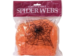 Decoração de Halloween EUROPALMS spider web 20g (Laranja)