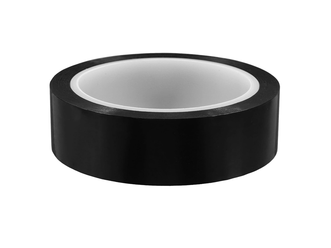 Fita Adesiva Preta Com Design Lateral Para Bloqueio Da Luz Led, Resistente A Altas Temperaturas, Adequada Para