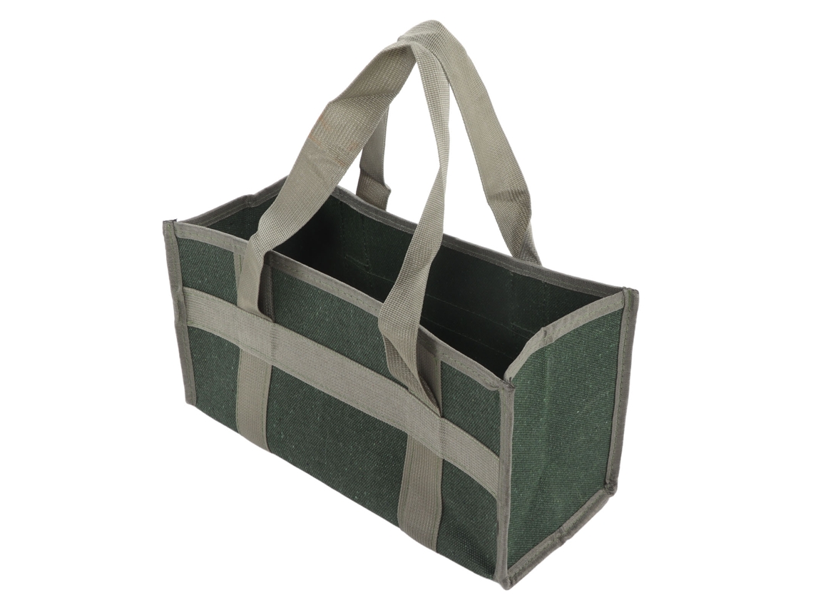 Bolsa De Ferramentas De Boca Larga De Lona Verde Od, Resistente À Água, Grande Capacidade, 35x17x17cm, Para Eletricistas