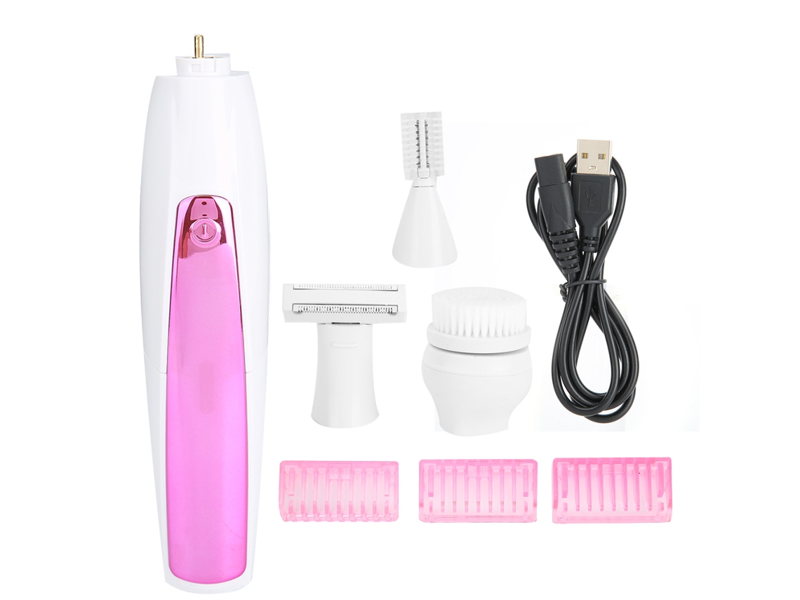 2026 máquina de Depilación Facial Recargable Usb para Mujer, Depiladora, Depilación de Cejas Y Limpieza Facial