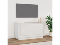 Vidaxl Móvel De Tv 80x35x45 Cm Derivados De Madeira Branco