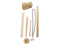 Kit De Arco E Broca Artesanal Para Iniciar Fogo – Iniciador De Fricção Para Treinamento De Sobrevivência Ao Ar Livre
