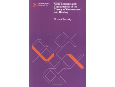 Livro Some Concepts and Consequences of the Theory of Government and Binding de Noam Chomsky (Inglês)