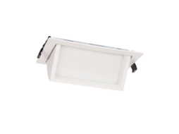 Foco Downlight Direcionável Retangular Led 38W Osram 120 Lm/W Branco no Flicker